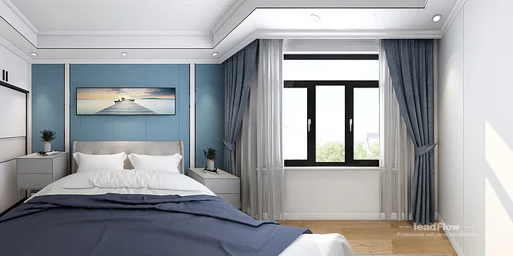 Modern Apartment Interior in Nanchang using WPC Wall Panel in Donghu District, Nanchang, China - photo 6