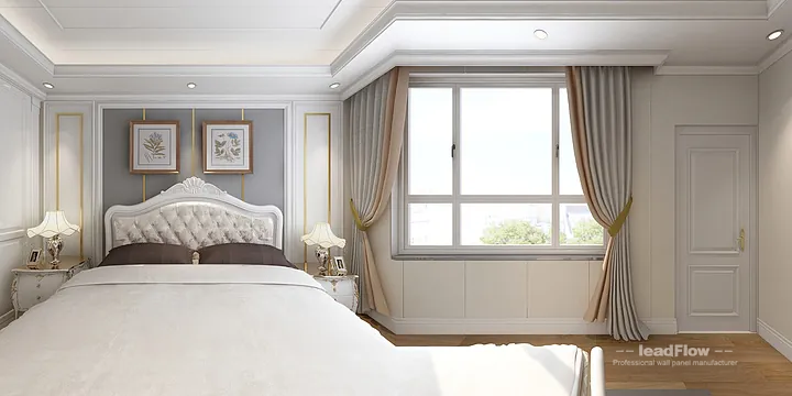 Hangzhou Apartment Renovation with WPC Interior Panel | bedroom Idea in Hangzhou, China - photo 1
