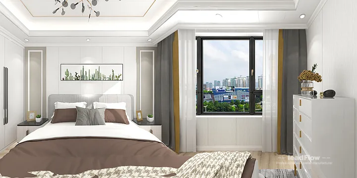 Modern Apartment Interior in Hangzhou using WPC Wall Panel in Hangzhou, China - photo 1