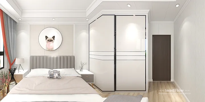 Modern Apartment Interior in Hangzhou using WPC Wall Panel in Hangzhou, China - photo 2