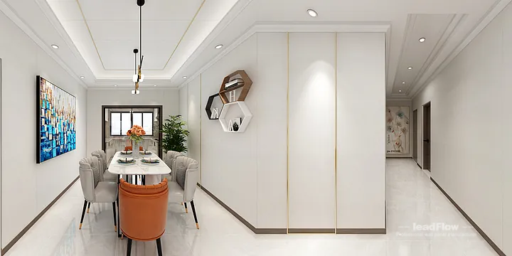 Modern Apartment Interior in Hangzhou using WPC Wall Panel in Hangzhou, China - photo 3
