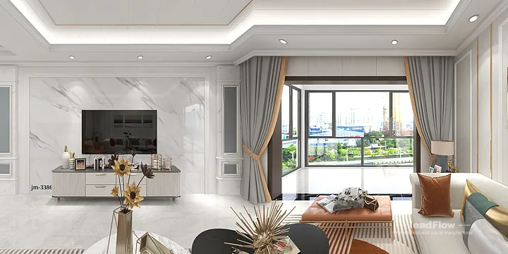 Modern Apartment Interior in Hangzhou using WPC Wall Panel in Hangzhou, China - photo 5
