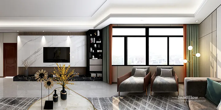 WPC Cladding Apartment Design in Hangzhou | Stylish Interior in Hangzhou, China