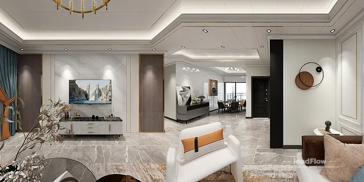 Contemporary Apartment in Hangzhou Featuring WPC Wall Panel in Hangzhou, China - photo 6