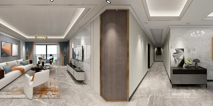 Contemporary Apartment in Hangzhou Featuring WPC Wall Panel in Hangzhou, China - photo 7