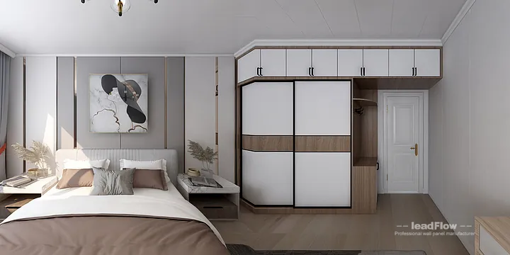 Hangzhou Apartment Renovation with WPC Wall Panel | Living-Dining Room Idea in Hangzhou, China - photo 1