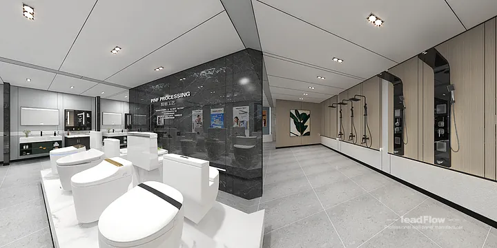Warm Commercial Space in Hangzhou Featuring WPC Interior Panel in Hangzhou, China