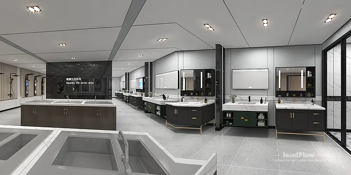 Warm Commercial Space in Hangzhou Featuring WPC Interior Panel in Hangzhou, China - photo 1
