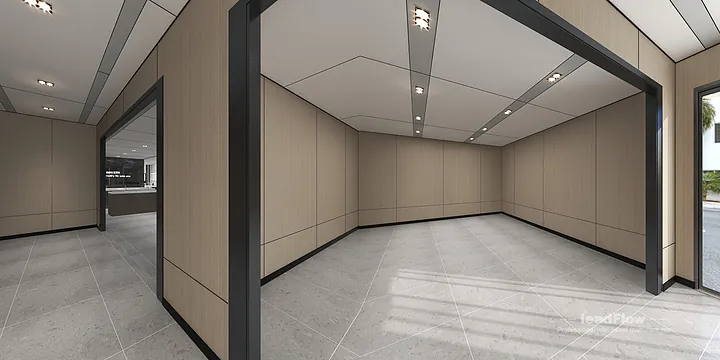 Warm Commercial Space in Hangzhou Featuring WPC Interior Panel in Hangzhou, China - photo 3
