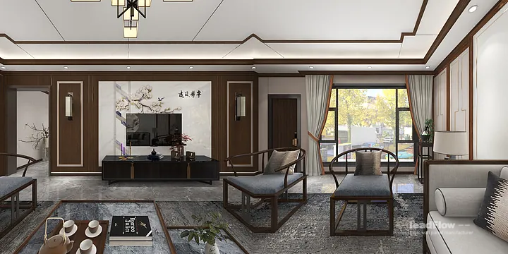 Warm WPC Interior Panel Project: Hangzhou Apartment Interior in Hangzhou, China