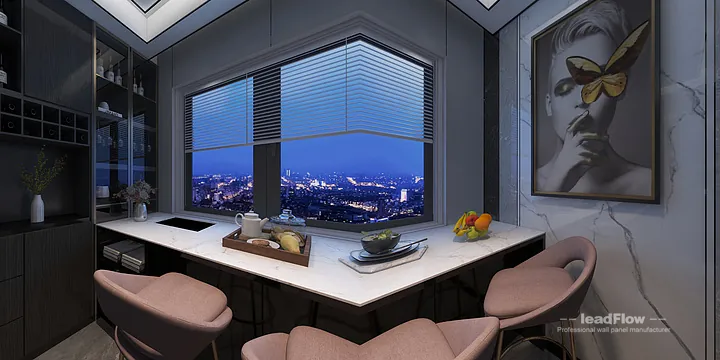 Warm WPC Interior Panel Project: Hangzhou Apartment Interior in Hangzhou, China - photo 10