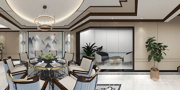 Warm WPC Interior Panel Project: Hangzhou Apartment Interior in Hangzhou, China - photo 11