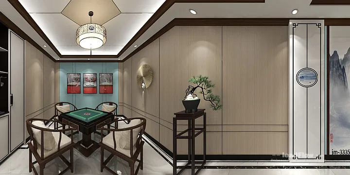 Warm WPC Interior Panel Project: Hangzhou Apartment Interior in Hangzhou, China - photo 12