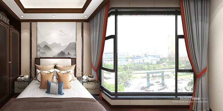 Warm WPC Interior Panel Project: Hangzhou Apartment Interior in Hangzhou, China - photo 3