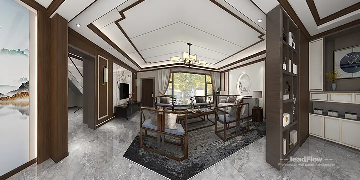 Warm WPC Interior Panel Project: Hangzhou Apartment Interior in Hangzhou, China - photo 6