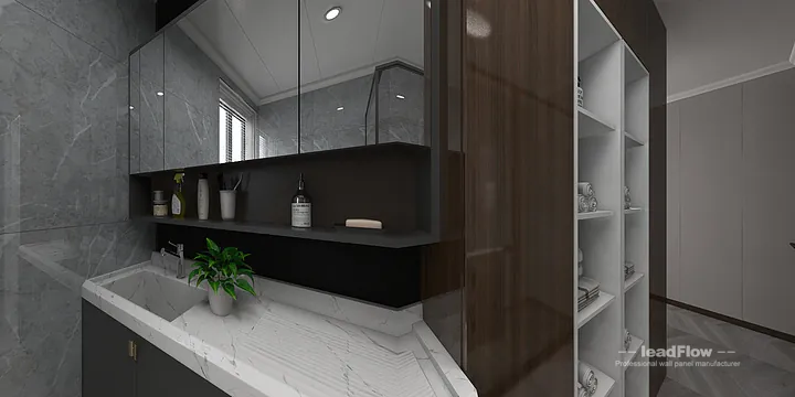 WPC Wall Cladding Design Case: Wang's Hangzhou Apartment in Hangzhou, China - photo 2