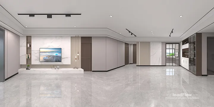 WPC Interior Panel Project: Hangzhou Apartment with Living-Dining Room in Hangzhou, China - photo 10