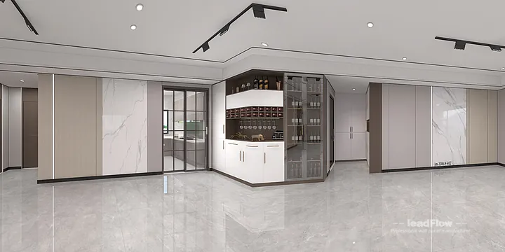 WPC Interior Panel Project: Hangzhou Apartment with Living-Dining Room in Hangzhou, China - photo 9