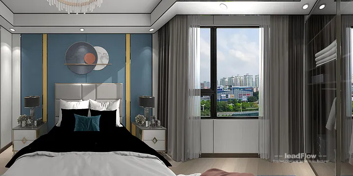 Hangzhou Apartment with WPC Wall Panel &mdash; Contemporary in Hangzhou, China - photo 2