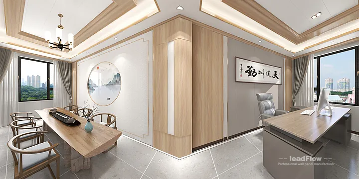 WPC Cladding Transformation: Hangzhou Commercial Space with Office 1 Walls in Hangzhou, China