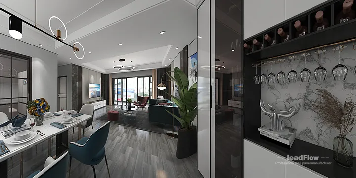 Hangzhou Apartment Wall Panel Design | WPC Cladding Elegant Interior in Hangzhou, China - photo 18