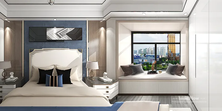 Hangzhou Apartment Wall Panel Design | WPC Cladding Elegant Interior in Hangzhou, China - photo 2