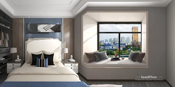 Hangzhou Apartment Wall Panel Design | WPC Cladding Elegant Interior in Hangzhou, China - photo 3