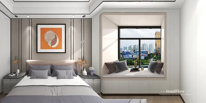Hangzhou Apartment Wall Panel Design | WPC Cladding Elegant Interior in Hangzhou, China - photo 4
