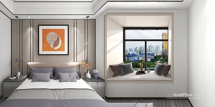 Hangzhou Apartment Wall Panel Design | WPC Cladding Elegant Interior in Hangzhou, China - photo 5