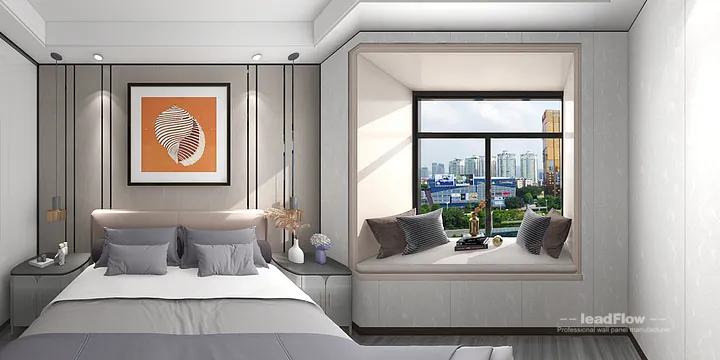 Hangzhou Apartment Wall Panel Design | WPC Cladding Elegant Interior in Hangzhou, China - photo 6