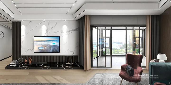 Hangzhou Apartment Wall Panel Design | WPC Cladding Elegant Interior in Hangzhou, China - photo 7
