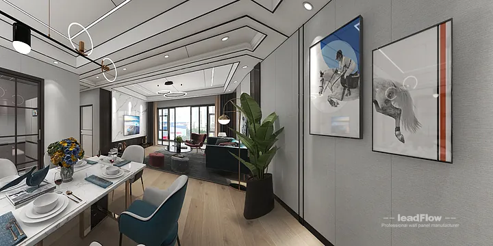 Hangzhou Apartment Wall Panel Design | WPC Cladding Elegant Interior in Hangzhou, China - photo 8