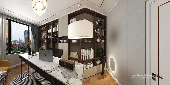 WPC Wall Panel Apartment Design in Hangzhou | Contemporary Interior in Hangzhou, China - photo 2