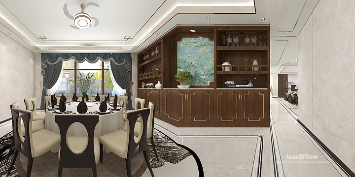 Explore WPC Wall Cladding in This Ganzhou Apartment &mdash; Elegant Style in Nankang City, Ganzhou, China - photo 9