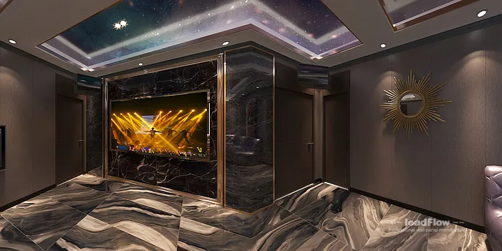 Elegant WPC Wall Cladding in Hangzhou Clubhouse &mdash; Interior in Hangzhou, China