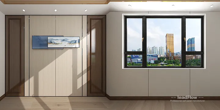 Hangzhou Interior Project Interior with WPC Interior Panel &mdash; Entryway Accent in Hangzhou, China - photo 1