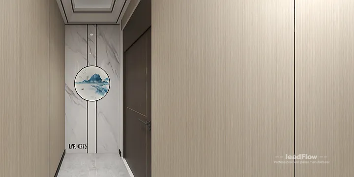 Hangzhou Interior Project Interior with WPC Interior Panel &mdash; Entryway Accent in Hangzhou, China - photo 5