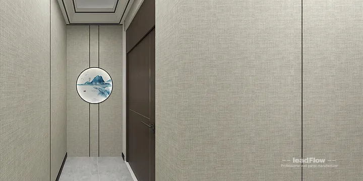 Hangzhou Interior Project Interior with WPC Interior Panel &mdash; Entryway Accent in Hangzhou, China - photo 6