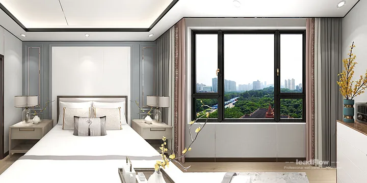 Stylish WPC Wall Cladding Project: Hangzhou Apartment Interior in Hangzhou, China - photo 2