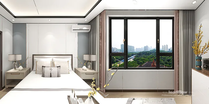Stylish WPC Wall Cladding Project: Hangzhou Apartment Interior in Hangzhou, China - photo 4