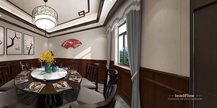 WPC Cladding Commercial Space Case in Hangzhou - Private Dining Room in Hangzhou, China - photo 2
