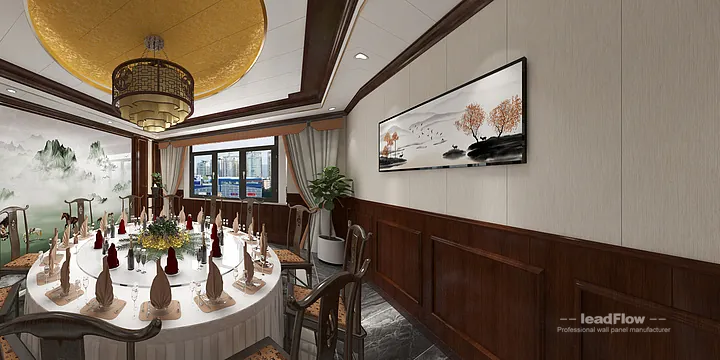 WPC Cladding Commercial Space Case in Hangzhou - Private Dining Room in Hangzhou, China - photo 4