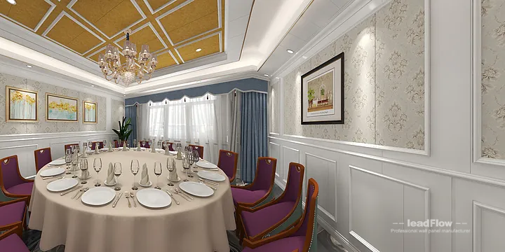 WPC Cladding Commercial Space Case in Hangzhou - Private Dining Room in Hangzhou, China - photo 5