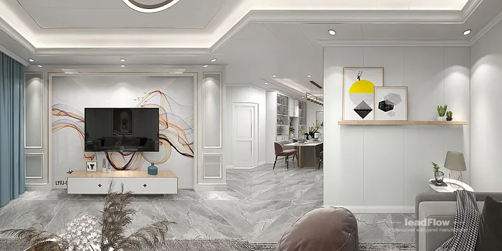 WPC Interior Panel Apartment Inspiration in Hangzhou &mdash; Modern Design in Hangzhou, China