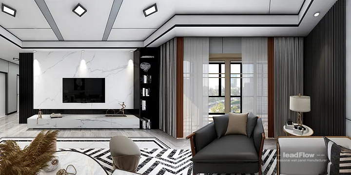WPC Wall Panel Apartment Inspiration in Hangzhou &mdash; Warm Design in Hangzhou, China - photo 10