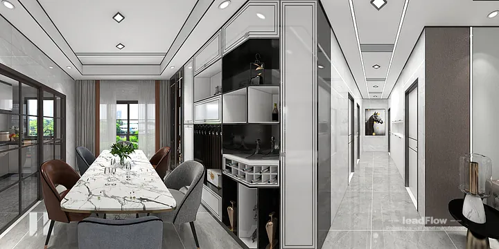 WPC Interior Panel Apartment Design in Hangzhou | Modern Interior in Hangzhou, China - photo 10