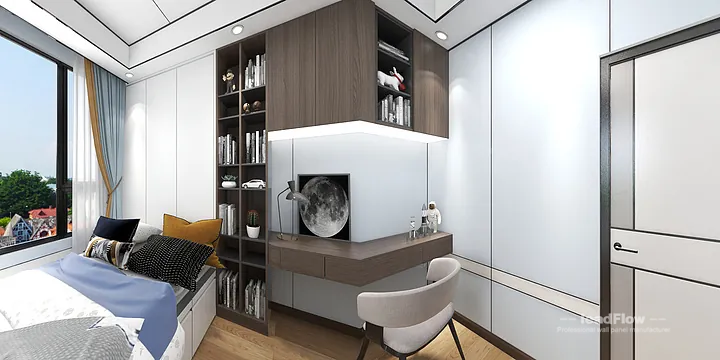 WPC Interior Panel Apartment Design in Hangzhou | Modern Interior in Hangzhou, China - photo 11