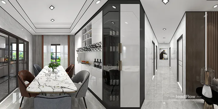 WPC Interior Panel Apartment Design in Hangzhou | Modern Interior in Hangzhou, China - photo 3