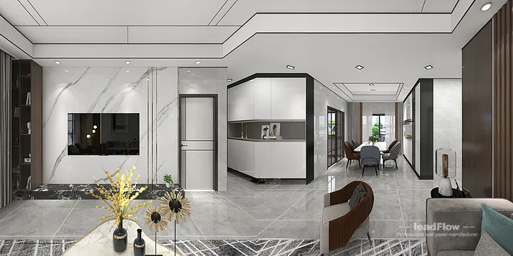 WPC Interior Panel Apartment Design in Hangzhou | Modern Interior in Hangzhou, China - photo 4