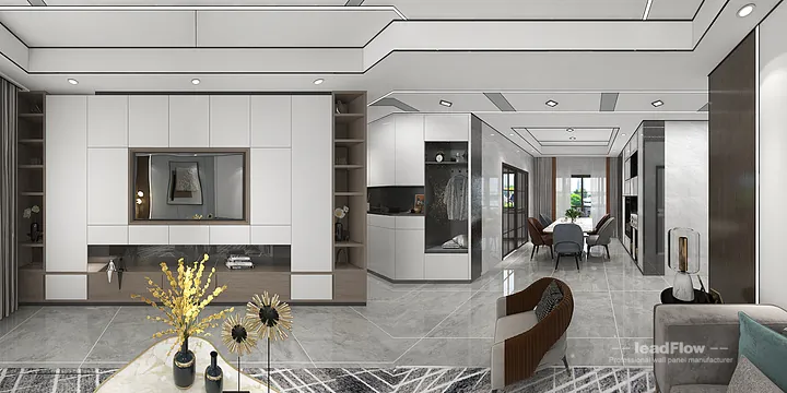 WPC Interior Panel Apartment Design in Hangzhou | Modern Interior in Hangzhou, China - photo 6